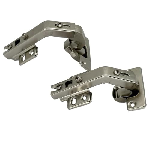 2pcs DTC 135° Corner Cabinet Hinges 135-degree Soft Close Hinges for Corner Kitchen Cabinet Replacement Hardware