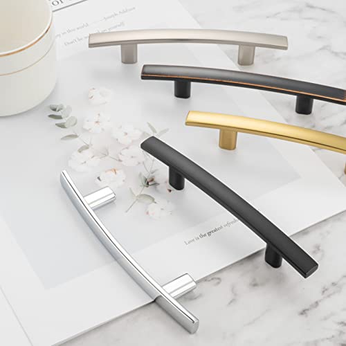 KOOFIZO 10 Pack 3-3/4 in Matte Black Cabinet Pull, Black Drawer Handle 1961 - color: Black, size: 3-3/4" CC