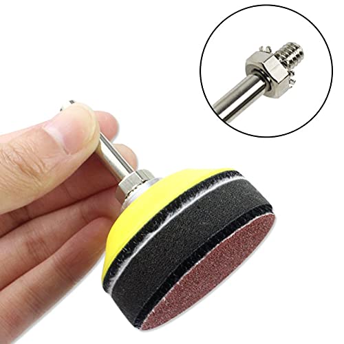 320PCS 3 Inch Sanding Discs, MAPRIAL Headlight Restoration Kit 40-2000 Grit Assortment Hook and Loop Sandpaper with 1/8”Shank Backer Plate, Sanding Pad for Drill Tools Attachment, Woodworking, Metal - size: 3 inch - 40-2000 grit