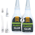 Plastic Glue for Models, Miniatures, Legos, PLA & 3D Printing Repair – Fast Setting Heavy Duty Strong Super Glue for Plastic 20g (2 Pack) - size: 2 Pack