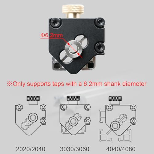 TOOLCOOL Aluminum Profile Tapping Assistant Tap Guide Jig For 20 30 40 Series European Standard Aluminum Extrusion