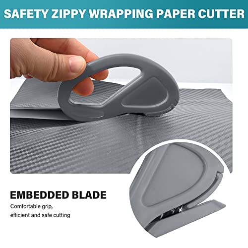 Gomake Vinyl Wrap Tool Kit Car Window Tint Installation Tools Wrapping Kit | Vinyl Wrap Squeegee Tool, 9mm Utility Knife, Film Cutter and Vinyl Tucking Tool Window Tint Kit for Car Wrapping - color: Grey