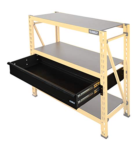 DEWALT Drawer Accessory Kit for Workshop or Garage, Compatible with 4-ft Storage Rack, Measures 6.5 x 18 x 44 Inches, Smooth Opening - style: Drawer Accessory Kit