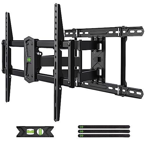 USX Mount Full Motion TV Wall Mount 42"-84" TVS, Fits 16" 18" or 24" Studs, Heavy Duty TV Mounts Bracket with Dual Articulating Arms Tilt Swivel Extension Max VESA 600x400mm, Weight Capacity 110lbs - size: For 42" to 84" TVs