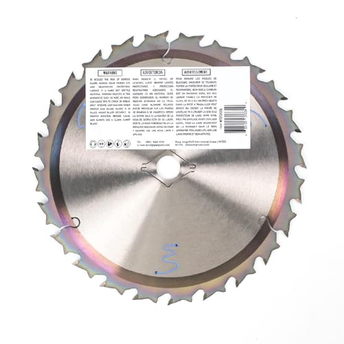 2-Pack 7-1/4" 24-Tooth 5/8" Woodworking Circular Saw Blade,Framing/General Purpose Wood Cutting,Special Anti-Thermal Adhesion Coating on Cutting Edge-TA,High Finish,Long Life, 7-1/4" 24T 5/8" - size: 2PCS 7-1/4" 24T 5/8"
