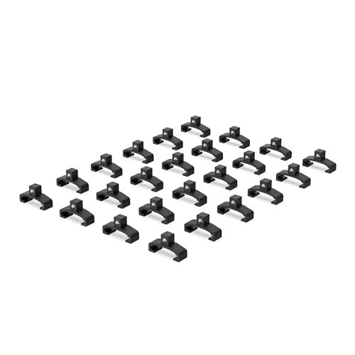 Olsa Tools Black Spring-Loaded Socket Clips 1/4-Inch, 24-Pack, Part 1135 - color: 1/4-inch Drive, Black