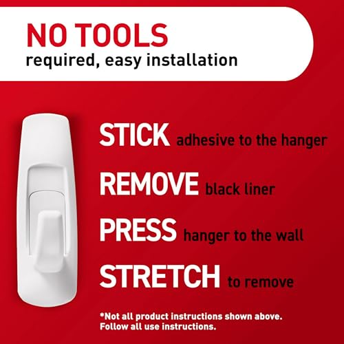 Command Large White Hooks, 14 Hooks, 16 Strips - size: 14 Hooks