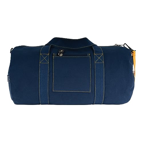 Rothco Canvas Equipment Bag, Heavyweight Cotton Carryall - color: Navy Blue, size: 24 Inches