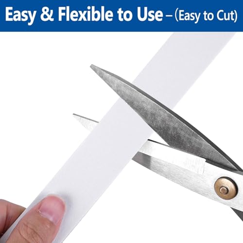 Kikerike Self Adhesive Foam Tape Weatherstrip 1in x 1/16in x 66Ft High Density Foam Insulation Strips Seal Weather Stripping with Strong Adhesive for Door and Window Sound Isolation Soundproofing - size: 1in x 1/16in x 66Ft