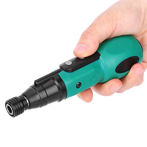 Raguso USB Mini Handheld Magnetic Electric Screwdriver Drill Kit Cordless Electric Screwdriver DIY Power Tool for Furniture Assembly for Electronics