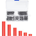 Zonon 150 Pcs Outlet Spacers Electrical Extender Kit Screw Spacers, Red - color: Red