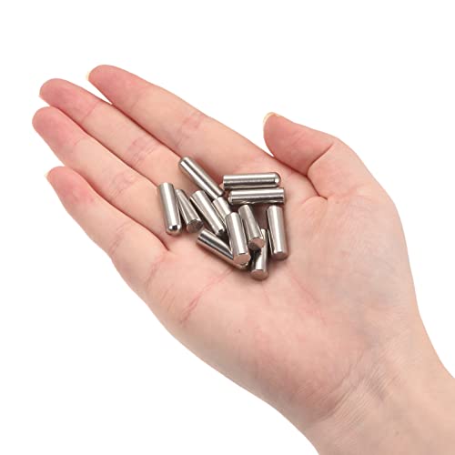 uxcell 5x20mm Dowel Pins, 5pcs 304 Stainless Steel Round Head Flat Chamfered End Dowel Pin Bunk Bed Pins Shelf Pegs Support Shelves Fasten Elements - size: 5x20mm