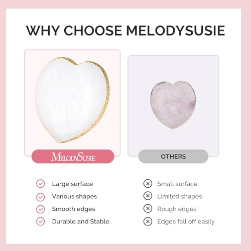 MelodySusie 1PC Heart Shape Resin Nail Art Palette with Stainless Steel Mixing Stick,Professional Color Mixing Board for Gel Polish,Acrylics,Pigment Blending, Salon and DIY Makeup Artist Tool,White - color: White Heart With Spatula