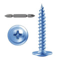 Wensilon（350 pcs）#6×1" Phillips Truss Head Wood Screws Galvanizing Quick Metal Self Tapping. - color: Silver, size: #6×1"