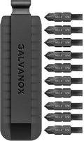 Galvanox Replacement Bits for Leatherman Multi-tools, Flat-Bit Phillips No.1-2 3/16, 10 Piece Set with Holder (59HRC) - style: Bit Set F