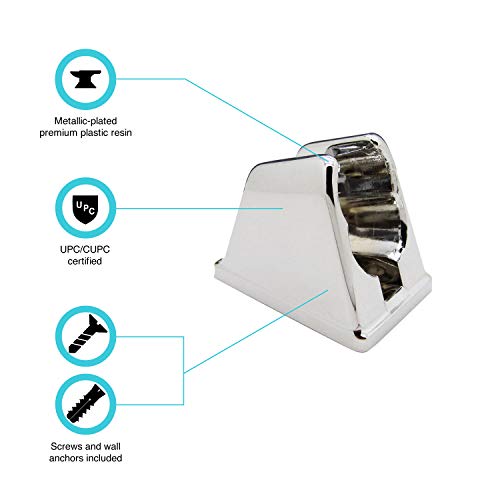 Dura Faucet DF-SA156-CP RV Handheld Shower Wand Bracket (Chrome) - color: Chrome Polished