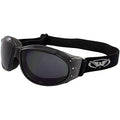 Global Vision Eliminator Dirt Bike Padded Motorcycle Riding Goggles for Men and Women (Black Frame/Smoke Lens) - color: Black Frame/Dark Smoke Lens