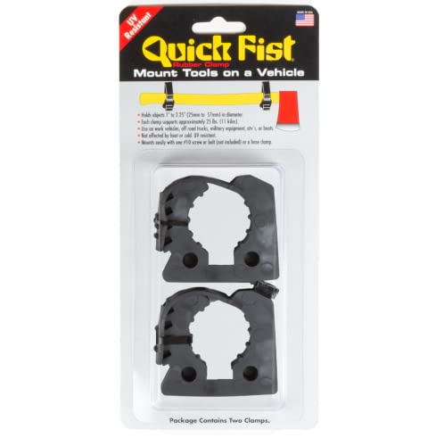 Original Quick Fist Clamp for mounting tools & equipment 1" - 2-1/4" diameter, 2 Count (Pack of 1) - 10010