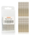 Luckyway 5/64" Cobalt Drill Bit (20 Pcs), Jobber Length Twist Drill Bit Set for Hard Metal, Stainless Steel, Cast Iron, Wood and Plastic, with Storage Case - style: 5/64" (20Pcs) Cobalt Drill Bits