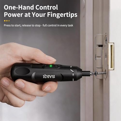 Mini Electric Screwdriver Set,3.7V 800 MAH USB-C Rechargeable Cordless Rotary Tool With 20 pcs Bits Set For Install or Repair