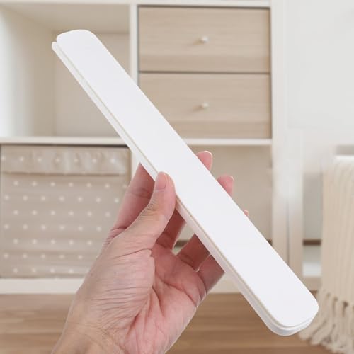 Drawer Slides Replacement Self Adhesive Drawer Slide Guides Side Mount Drill Free Plastic Sliding Rail for Storage Baskets Kitchen Cabinets Dressers 2 Pack