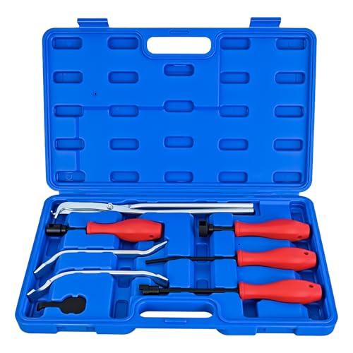 GOOACC 8PCS Drum Brake Tool Kit w Spring Pliers Adjustment Spoons Set Blue - color: 8pc Brake Tool Blue
