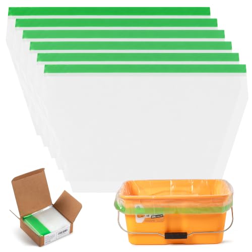 VOOMEY 18 Inch Paint Buckets Liners, Disposable Paint Tray Liner, 6 Pack - size: 6pc( 18 in Paint Bucket Liner)