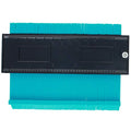 Utoolmart 4.7 Inch Profile Gauge Measure Ruler Contour Duplicator for Precise Measurement Tiling Laminate Wood Marking Tool Green 1pcs - size: 120mm Green