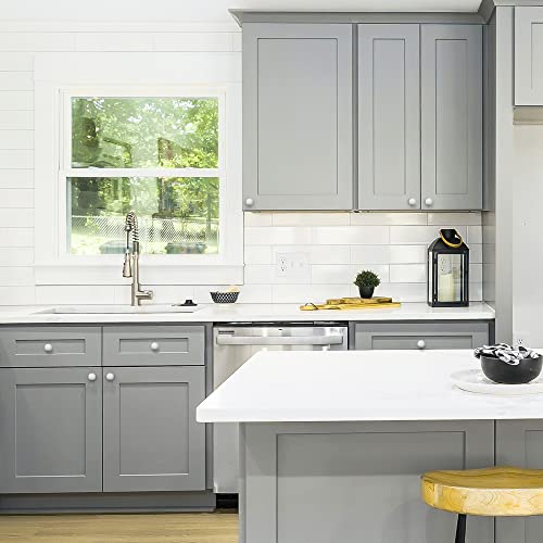 Ravinte Brushed Nickel Drawer Pulls, 1-1/4 Inch Cabinet Knobs,25 Pack - color: Brushed Nickel