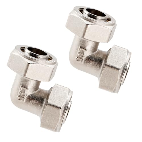 3/4" Air Piping Fittings, 200PSI Elbow Compressed Air System Kit - size: 2PCS