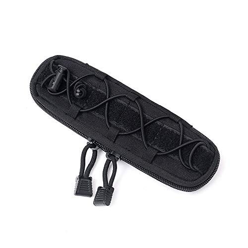 WYNEX Tactical Small Molle Pouch Nylon Knife Sheath for Belt Hunting Gear - color: Black - Small