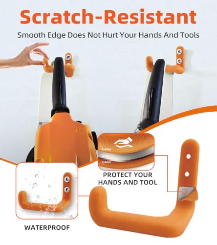 Chainsaw Hanger, 12 Pack Chainsaw Holder Wall Mount, Chainsaw Storage Hook - color: 12 Pack Hanger