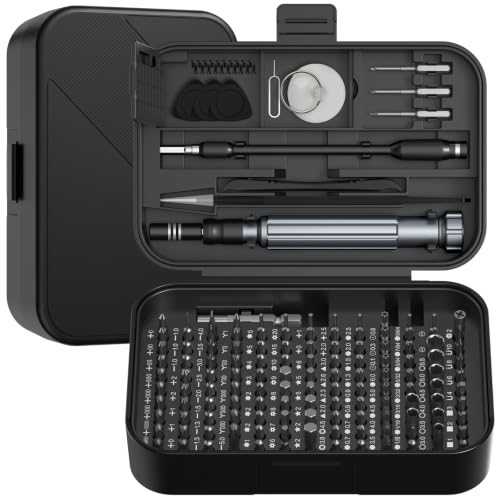 Precision Screwdriver Set, 150 in 1 Mini Screwdriver Set Tool, Black - color: Black, size: 150