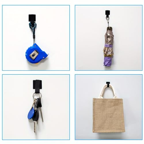 20PCS Cable Management Clips, Reusable Cable Management Organizer, Organizer in Home, Office, Kitchen, School - color: Black