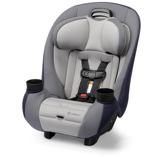 Safety 1st Ellaris 3-in-1 Convertible Car Seat, Slim Fit Design, Rear & Forward-Facing, 5-Position Headrest, Travel-Friendly with Machine-Washable Seat Pad, London Blue - color: London Blue