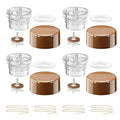 4 Pack Outdoor Faucet Vacuum Breaker Float Kit Compatible with Woodford Model 17 Replace# RK-17VB, Anti-Siphon Wall Faucet Repair, Wall Hydrant Vacuum Brake Valve Replacement Kit - size: RK-17VB