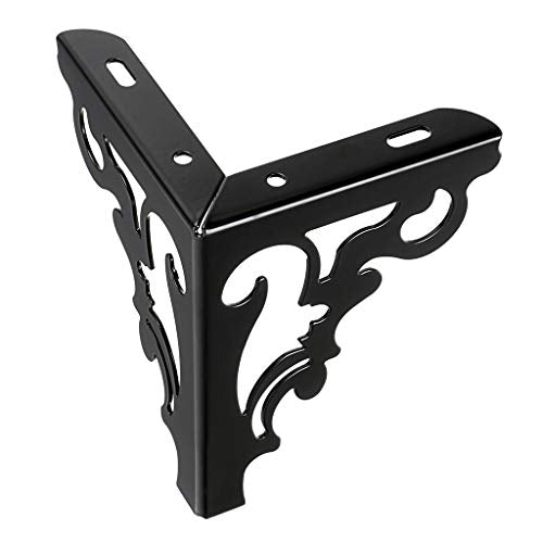 OwnMy 4PCS Metal Furniture Legs Feet, Modern Sofa Cabinet Legs for Repairs - color: Black