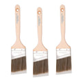 Vermeer Paint Brushes, 2.5 Inch Angled Paint Brush, Trim & Cut-in, 3 Pack