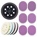 5 Inch Replacement Sander Pad Compatible with Craftsman Ridgid Ryobi 35 PCS