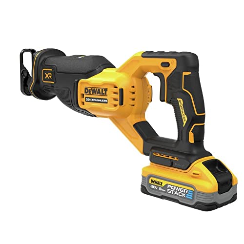 DEWALT 20V MAX Reciprocating Saw, Cordless, Battery and Charger Included (DCS382H1) - style: Kit with 20V 5.0AH Battery