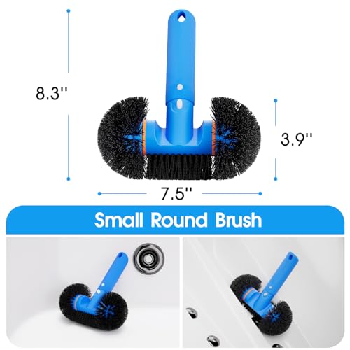 TidyMister 5-in-1 Spa Cleaning Kit with 2 ft Pole - size: 5pcs