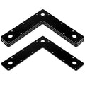 4 Pack Flat Corner Brace,L Shaped Mending Plate,9"x9" - size: 9" x 2-1/8"