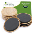 Furniture Sliders for Carpet 8 PCS - 3 1/2" Beige Coffee - size: 8 PCS 3 1/2 inch Beige Coffee