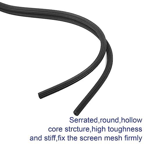Screen Spline, 0.125" x 25', for Groove Width 0.115 '' -0.125 '' - size: 0.125" x 25'
