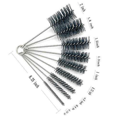 Pipe Cleaning Brush Set with Abrasive Filament Bristles