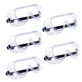 5 Pack Safety Goggles, Protective Safety Glasses, Soft Crystal Clear Eye Protection - Perfect for Construction, Shooting, Industrial, and More - color: 5 Pack
