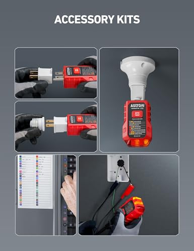 AstroAI Circuit Breaker Finder Tool with GFCI Outlet Tester for 90–120V AC