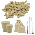 Duomilee 206 Pieces Carpenter Bee Corks Sets 2 Size Carpenter bee Corks Repairs The Damage and Plugging Holes Insiding