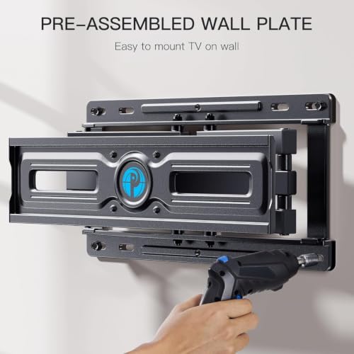 Pipishell Height Adjustable Full Motion TV Wall Mount for 26–65 inch TVs - style: Fits 26-65" TVs / Max 16" Wood Stud