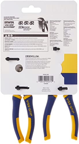 IRWIN VISE-GRIP Pliers Set, 2-Piece (2078702), Blue